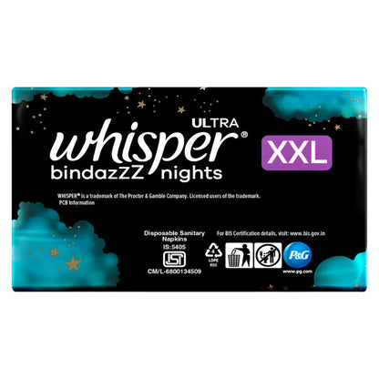 Whisper Ultra Night Xl Plus San Pad pack of 40