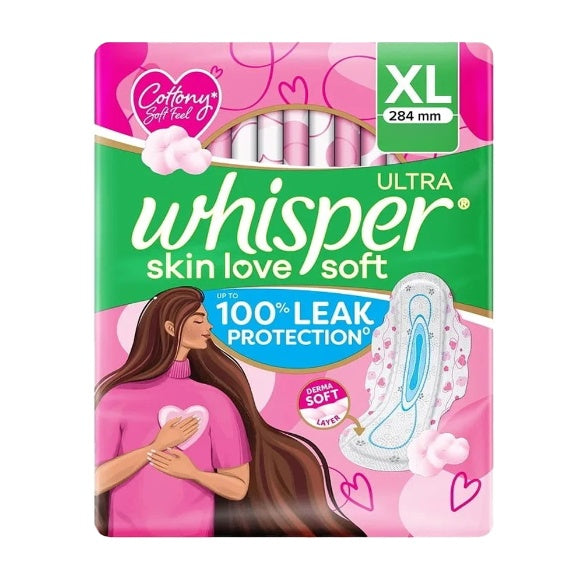 Whisper Ultra Soft Xl San Pad pack of 44