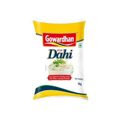 Gowardhan Star Dahi Pouch 1 Kg