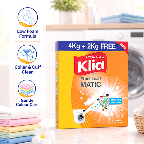 Klia Detergent Matic Front Load, 4 Kg + 2 Kg Free