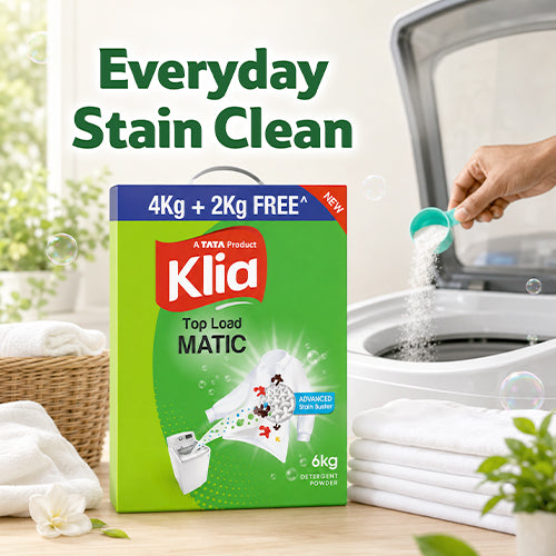 Klia Detergent Matic Top Load, 4 Kg + 2 Kg Free