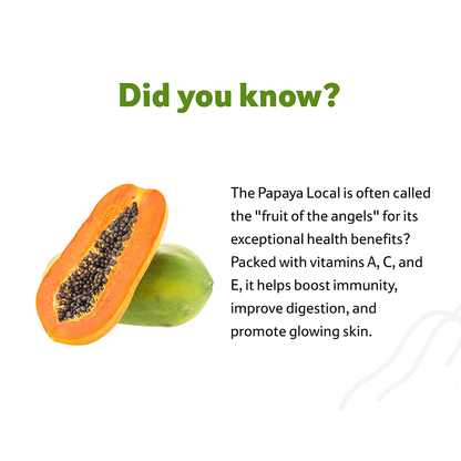 Papaya Local, 800 g to 1.2 Kg