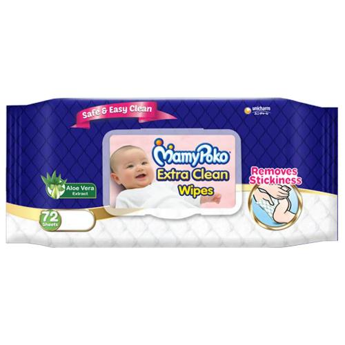 Mamy Poko Aloe Wipes pack of 72