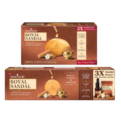 Santoor Royal Sandal Soap 125 g b3g1
