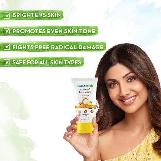 Mama Earth Vitamin C Face Wash 100 ml