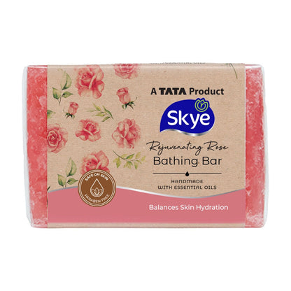 Skye Rejuvenating Rose Bathing Bar, 125 g
