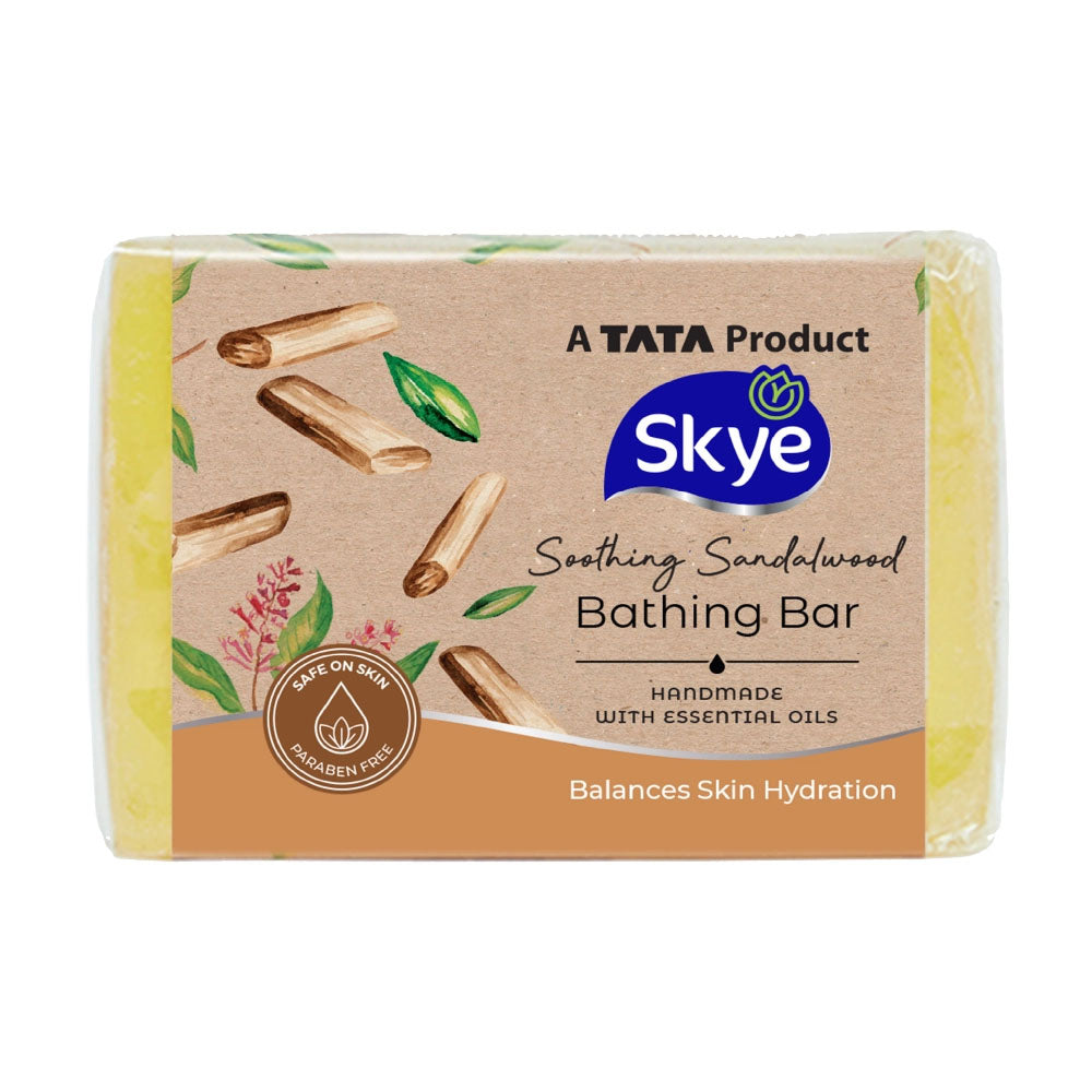 Skye Soothing Sandalwood Bathing Bar, 125 g