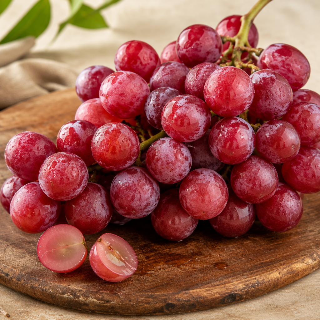 Grapes Red Globe Indian Prepack, 450 g