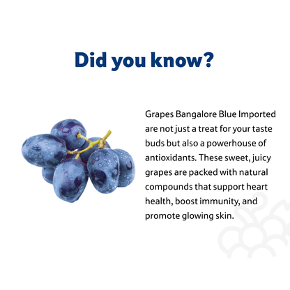 Grapes Bangalore Blue, Prepack 500 g
