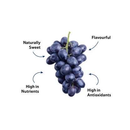 Grapes Bangalore Blue, Prepack 500 g