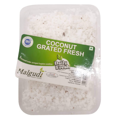 Malgudi Coconut Grated Fresh Prepack 200 g