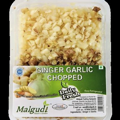 Malgudi Ginger Garlic Chopped Prepack 200 g
