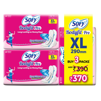 Sofy Bodyfit Xl Sanpad Combi pack of 3