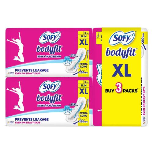 Sofy Bodyfit Xl Sanpad Combi pack of 3