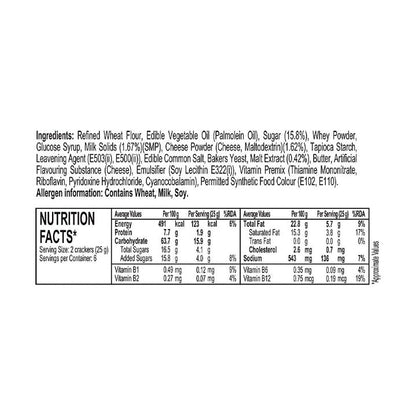 Malkist Cheese Crunchy Crackers 144 g