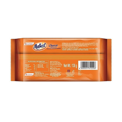 Malkist Cheese Crunchy Crackers 144 g