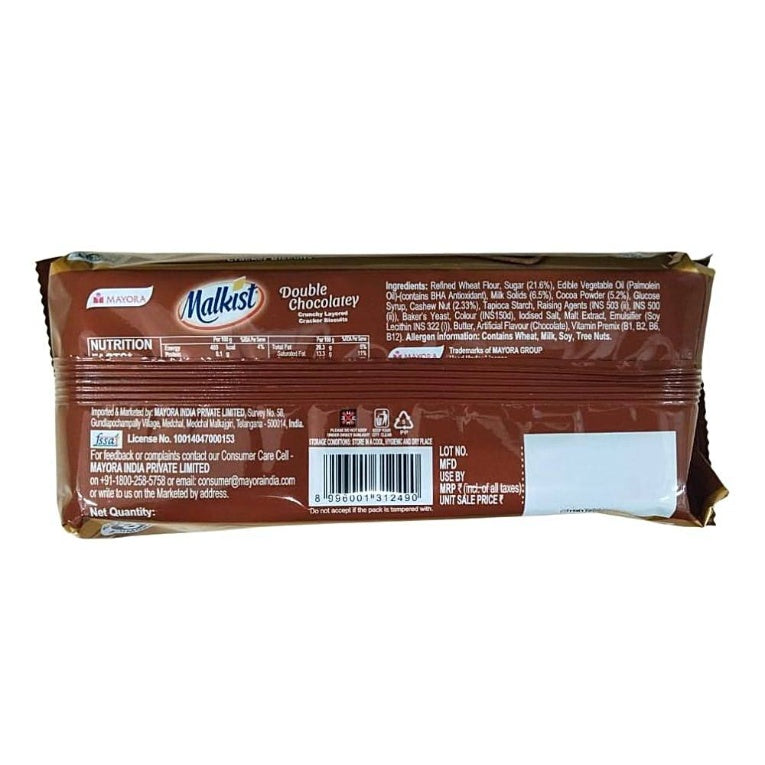 Malkist Chocolate Crunchy Crackers 144 g