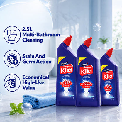 Klia Toilet Cleaner Combo, 2.5 L