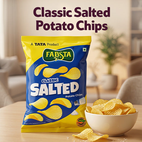 Fabsta Classic Salted Potato Chips, 48 g