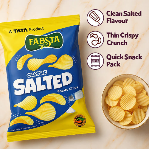 Fabsta Classic Salted Potato Chips 48 g
