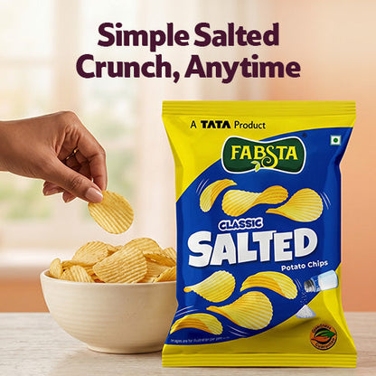 Fabsta Classic Salted Potato Chips, 48 g