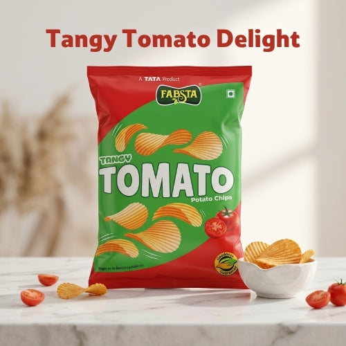 Fabsta Tangy Tomato Potato Chips, 48 g