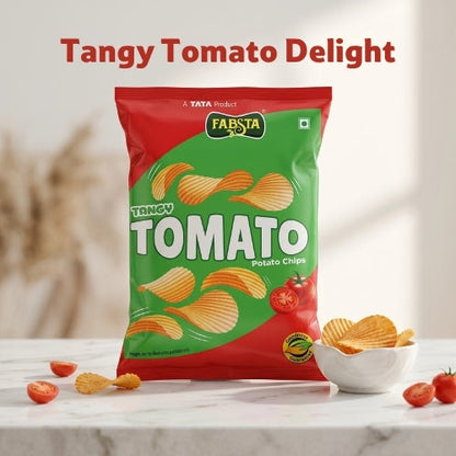 Fabsta Tangy Tomato Potato Chips, 48 g