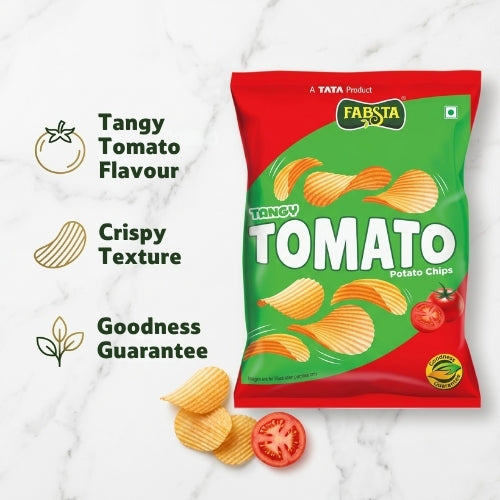 Fabsta Tangy Tomato Potato Chips, 48 g