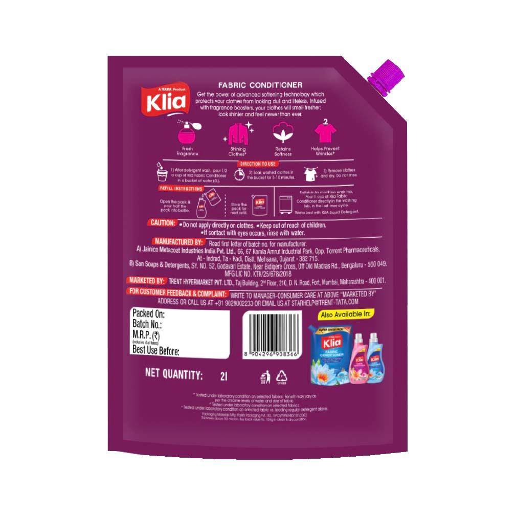 Klia Fabric Conditioner Pink 2 ltr