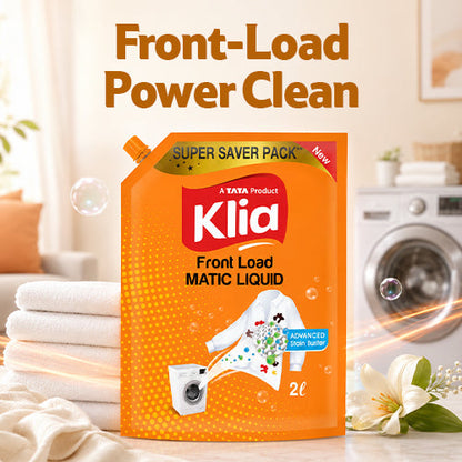 Klia Front Load Liquid Detergent, 2 L