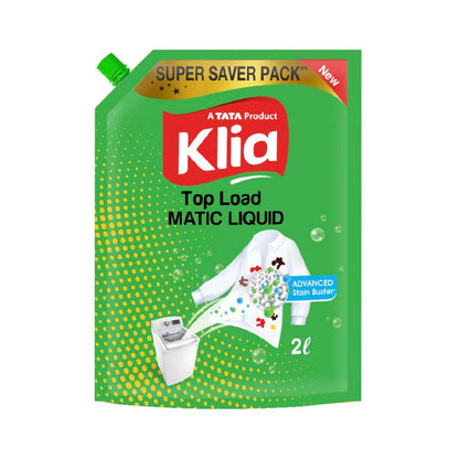 Klia Top Load Liquid Detergent 2 ltr
