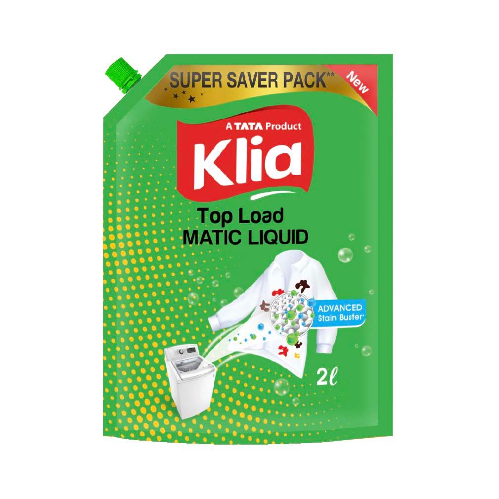 Klia Top Load Liquid Detergent, 2 L