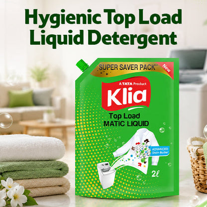 Klia Top Load Liquid Detergent 2 ltr