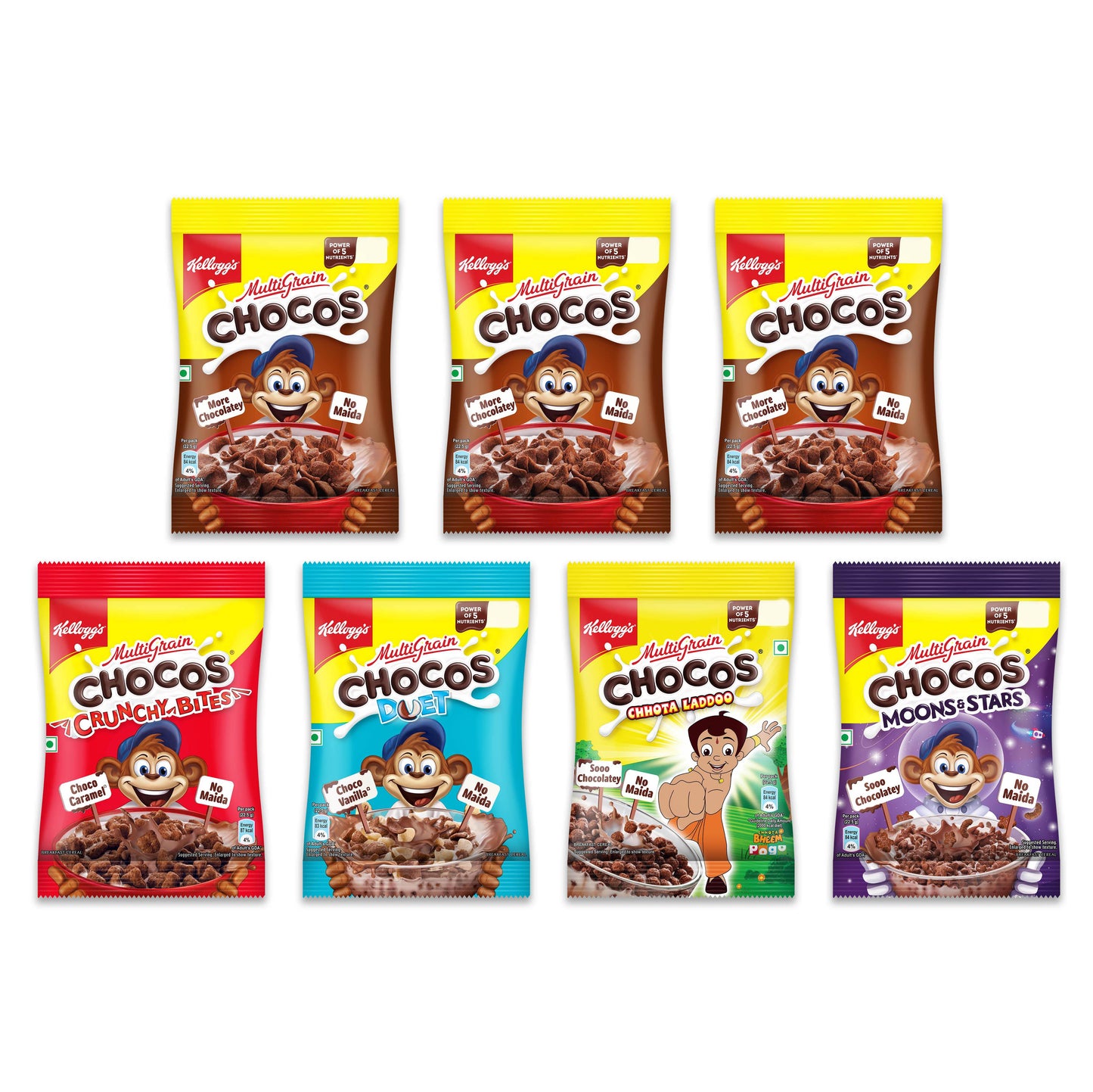 Kellogg'S K Pack Choco Variety Pack Pouch 140 gm
