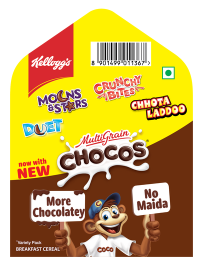 Kellogg'S K Pack Choco Variety Pack Pouch 140 gm
