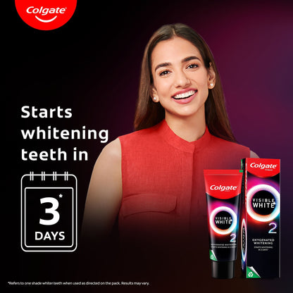 Colgate Visible White O2 Peppemint Sparkle 25gm