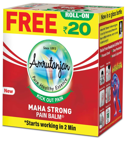 Amrutanjan Maha Strong Pain Balm 50ml