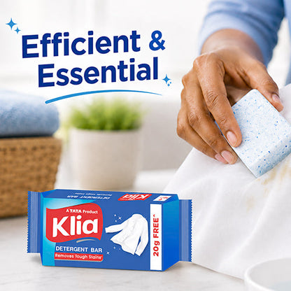 Klia Detergent Bar, 140 g + 20 g Free