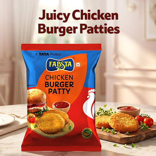 Fabsta Chicken Burger Patty, 480 g
