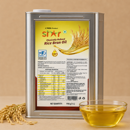 Star Rice Bran Oil Tin 15 ltr