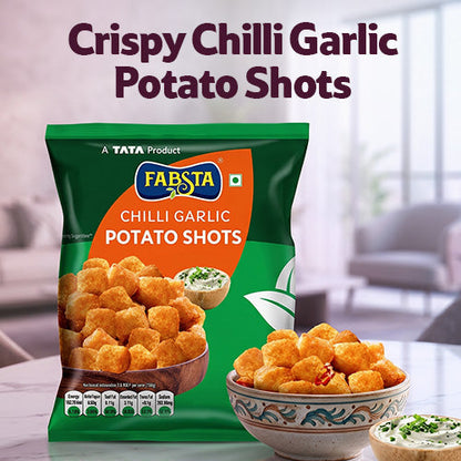 Fabsta Chilli Garlic Potato Shots 350 g
