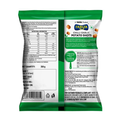 Fabsta Chilli Garlic Potato Shots, 350 g
