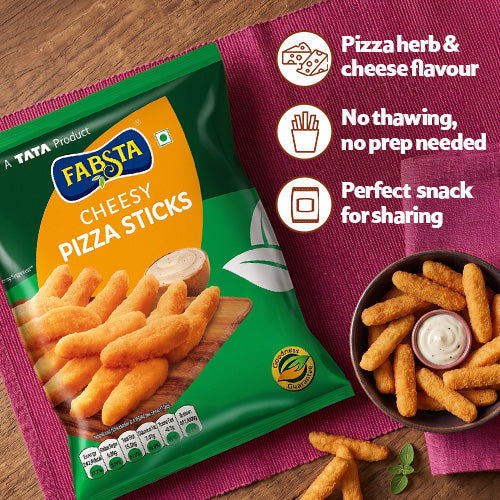 Fabsta Cheesy Pizza Sticks 350 g