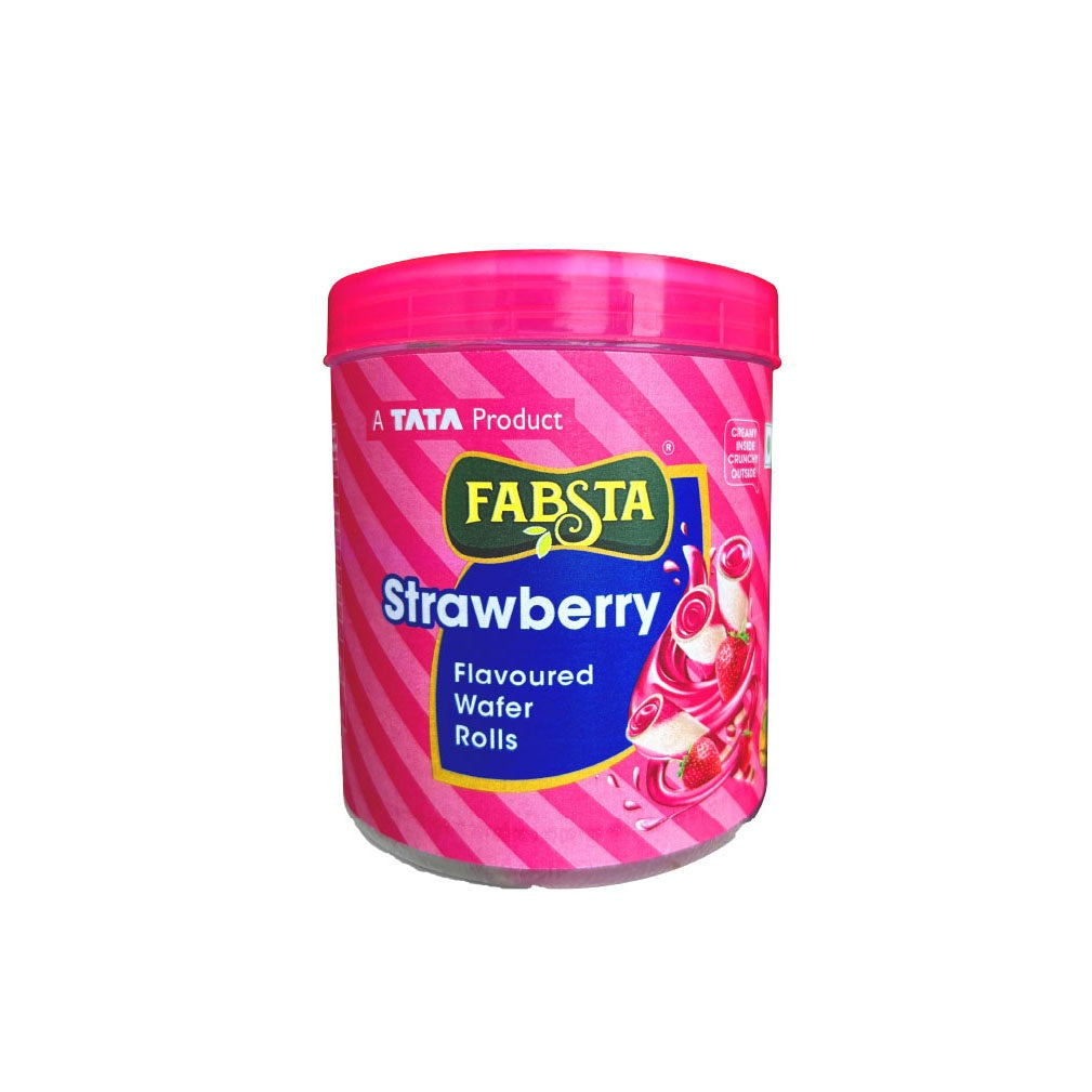 Fabsta Strawberry Wafer Roll, 250 g