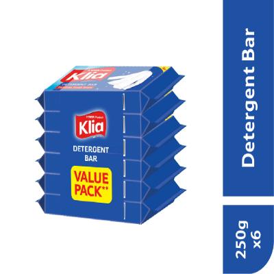 Klia Detergent Bar 6x250 gm