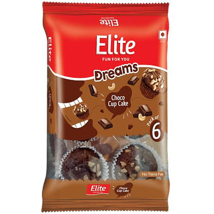 Elite Choco Cup Cake Pack Of 6 140 g