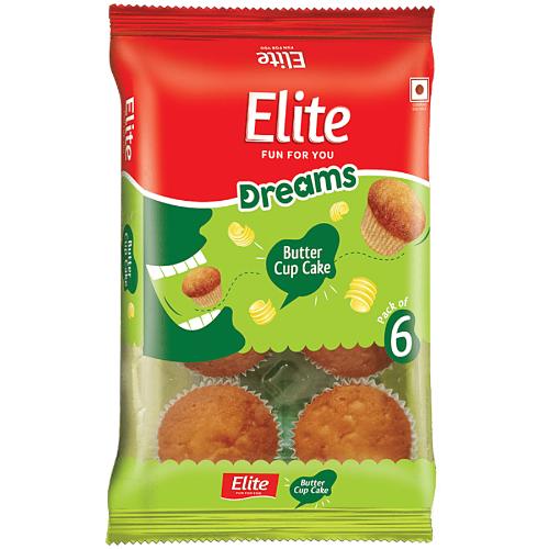 Elite Butter Cup Cake Pack Of 6 140 g