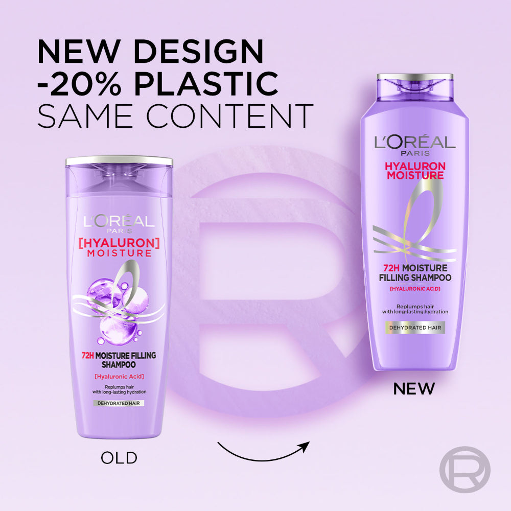 L'Oreal Paris Hyaluron 72H Moisture Filling Shampoo 396 ml