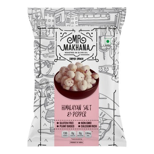 Mr Makhana Himalayan Salt N Pepper 55 g