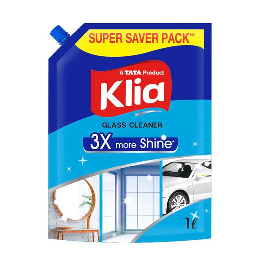 Klia Glass Cleaner Refill Pouch, 1 L